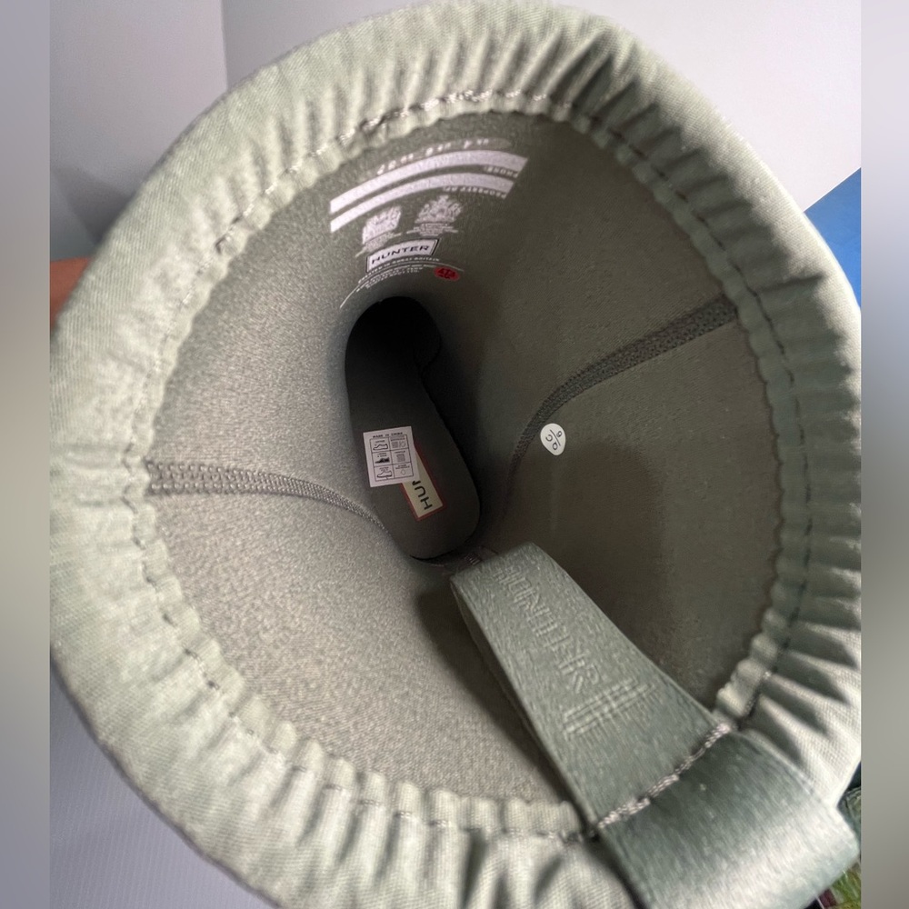 Hunter City Explorer Short Neo Slip and Water Resistant Boots -col Lichen Green - Picture 15 of 16